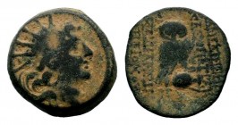 SELEUKIS & PIERIA. Seleukeia Pieria. Ae (1st century BC).
Condition: Very Fine

Weight: 5,12 gr
Diameter: 18,20 mm