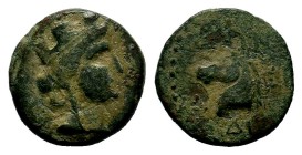 SELEUKIS & PIERIA. Seleukeia Pieria. Ae (1st century BC).
Condition: Very Fine

Weight: 5,16 gr
Diameter: 19,00 mm