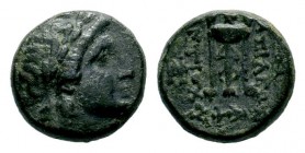SELEUKIS & PIERIA. Seleukeia Pieria. Ae (1st century BC).
Condition: Very Fine

Weight: 4,23 gr
Diameter: 14,90 mm