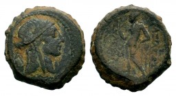 SELEUKIS & PIERIA. Seleukeia Pieria. Ae (1st century BC).
Condition: Very Fine

Weight: 10,63 gr
Diameter: 21,80 mm