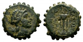 SELEUKIS & PIERIA. Seleukeia Pieria. Ae (1st century BC).
Condition: Very Fine

Weight: 17,60 gr
Diameter: 25,25 mm
