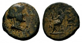 SELEUKIS & PIERIA. Seleukeia Pieria. Ae (1st century BC).
Condition: Very Fine

Weight: 7,13 gr
Diameter: 20,10 mm