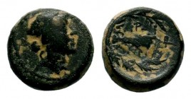 SELEUKIS & PIERIA. Seleukeia Pieria. Ae (1st century BC).
Condition: Very Fine

Weight: 3,86 gr
Diameter: 13,30 mm