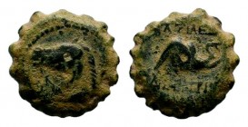 SELEUKIS & PIERIA. Seleukeia Pieria. Ae (1st century BC).
Condition: Very Fine

Weight: 3,23 gr
Diameter: 14,25 mm
