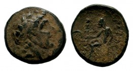 SELEUKIS & PIERIA. Seleukeia Pieria. Ae (1st century BC).
Condition: Very Fine

Weight: 3,96 gr
Diameter: 16,25 mm