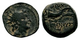 SELEUKIS & PIERIA. Seleukeia Pieria. Ae (1st century BC).
Condition: Very Fine

Weight: 6,52 gr
Diameter: 17,50 mm