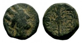 SELEUKIS & PIERIA. Seleukeia Pieria. Ae (1st century BC).
Condition: Very Fine

Weight: 2,56 gr
Diameter: 11,15 mm