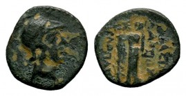 SELEUKIS & PIERIA. Seleukeia Pieria. Ae (1st century BC).
Condition: Very Fine

Weight: 1,73 gr
Diameter: 13,70 mm