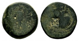 SELEUKIS & PIERIA. Seleukeia Pieria. Ae (1st century BC).
Condition: Very Fine

Weight: 8,33 gr
Diameter: 17,90 mm