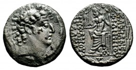 SELEUKID KINGS of SYRIA. Philip I Philadelphos. Circa 95/4-76/5 BC. AR Tetradrachm
Condition: Very Fine

Weight: 15,21 gr
Diameter: 25,50 mm