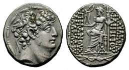 SELEUKID KINGS of SYRIA. Philip I Philadelphos. Circa 95/4-76/5 BC. AR Tetradrachm
Condition: Very Fine

Weight: 15,46 gr
Diameter: 24,20 mm