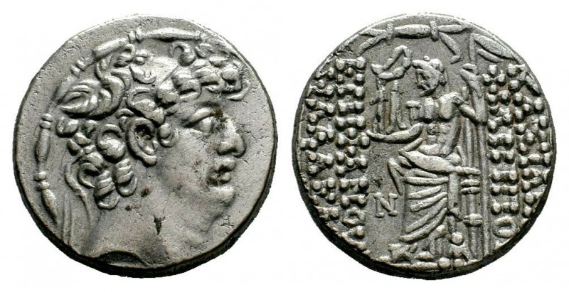 SELEUKID KINGS of SYRIA. Philip I Philadelphos. Circa 95/4-76/5 BC. AR Tetradrac...