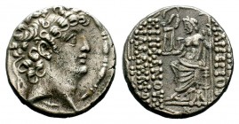 SELEUKID KINGS of SYRIA. Philip I Philadelphos. Circa 95/4-76/5 BC. AR Tetradrachm
Condition: Very Fine

Weight: 15,30 gr
Diameter: 24,75 mm