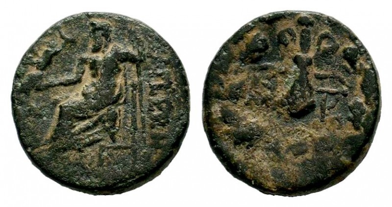 CILICIA. Tarsos. Ae (164-27 BC). 
Condition: Very Fine

Weight: 3,85 gr
Diameter...
