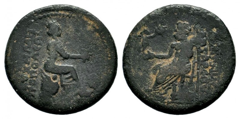 CILICIA. Tarsos. 164-27 BC. AE
Condition: Very Fine

Weight: 9,79 gr
Diameter: 2...