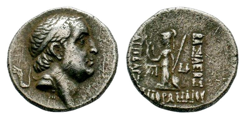 Kings of Cappadocia. Ariobarzanes I Philoromaios (96-63 BC). AR Drachm
Condition...