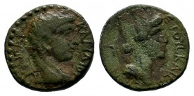 Claudius (41-54). Cilicia or Syria, Uncertain Caesarea. Æ
Condition: Very Fine

Weight: 5,15 gr
Diameter: 18,65 mm