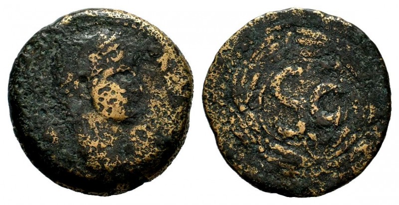 NERONE (54-68) Ae 24, Syria, Antiochia.
Condition: Very Fine

Weight: 18,02 gr
D...