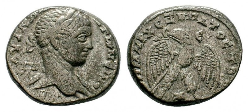 Seleucis and Pieria. Antioch. Elagabalus AD 218-222. Tetradrachm AR
Condition: V...