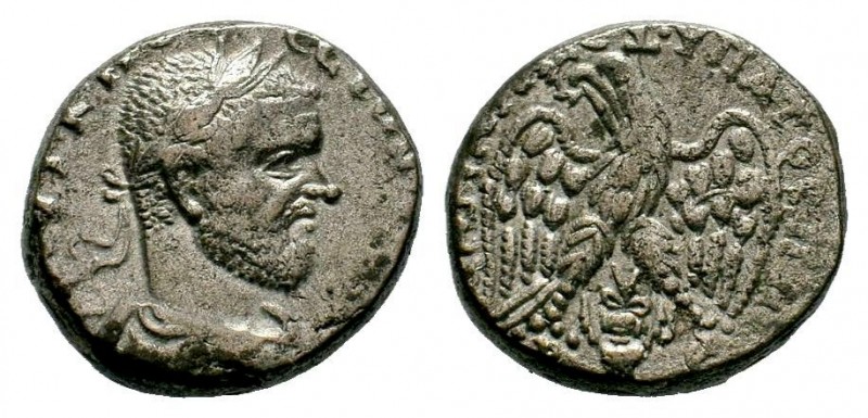 Macrinus AR Tetradrachm of Antioch, Syria. AD 217-218.
Condition: Very Fine

Wei...