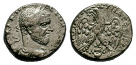 Macrinus AR Tetradrachm of Antioch, Syria. AD 217-218.
Condition: Very Fine

Weight: 13,55 gr
Diameter: 22,15 mm