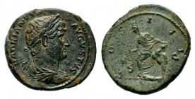 Hadrian, 117 - 138 AD AE
Condition: Very Fine

Weight: 7,83 gr
Diameter: 22,10 mm