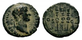Hadrian, 117 - 138 AD AE
Condition: Very Fine

Weight: 2,46 gr
Diameter: 16,70 mm