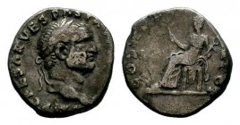 Vespasian, 69-79. Denarius
Condition: Very Fine

Weight: 3,08 gr
Diameter: 17,30 mm