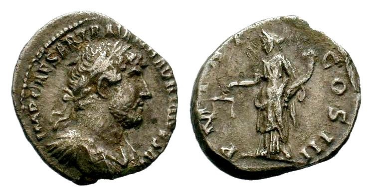 Hadrianus (117-138 AD). AR Denarius
Condition: Very Fine

Weight: 2,90 gr
Diamet...