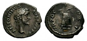 Antoninus Pius, 138-161. Denarius
Condition: Very Fine

Weight: 3,17 gr
Diameter: 16,90 mm