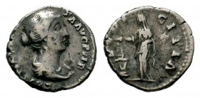 Faustina Junior. Augusta, AD 147-175. AR Denarius
Condition: Very Fine

Weight: 3,05 gr
Diameter: 16,90 mm