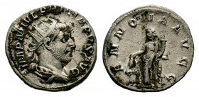 Philippus I. (244-249 AD). AR Antoninianus
Condition: Very Fine

Weight: 3,40 gr
Diameter: 20,30 mm