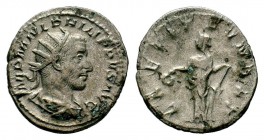 Gordian III AR Antoninianus. Rome, AD 241-243.
Condition: Very Fine

Weight: 3,19 gr
Diameter: 22,50 mm