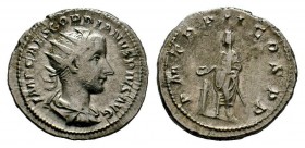 Gordian III AR Antoninianus. Rome, AD 241-243.
Condition: Very Fine

Weight: 4,36 gr
Diameter: 21,55 mm