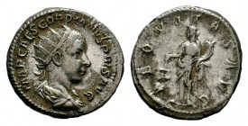 Gordian III AR Antoninianus. Rome, AD 241-243.
Condition: Very Fine

Weight: 4,95 gr
Diameter: 20,80 mm