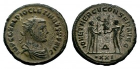 Diocletianus (284-305 AD). AE Antoninianus
Condition: Very Fine

Weight: 4,15 gr
Diameter: 21,50 mm
