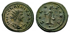 Claudius II (268-270 AD). AE silvered Antoninianus 
Condition: Very Fine

Weight: 3,62 gr
Diameter: 20,70 mm