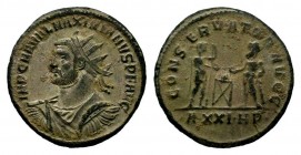 Maximian - Antoninianus. 289-290 AD.
Condition: Very Fine

Weight: 3,56 gr
Diameter: 23,15 mm