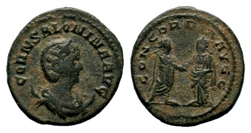 SALONINA, wife of Gallienus, 254-268 AD. AE Antoninianus
Condition: Very Fine

W...