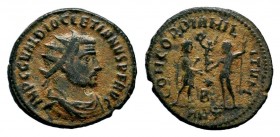 Diocletianus (284-305 AD). AE Antoninianus
Condition: Very Fine

Weight: 2,90 gr
Diameter: 20,00 mm