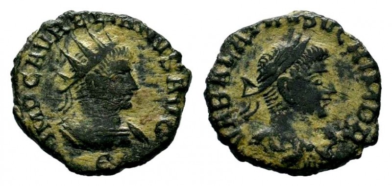 Vabalathus (268-272 AD), for and with Aurelianus (270-275 AD). AE Antoninianus
C...