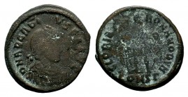 Arcadius. A.D. 383-408. AE 
Condition: Very Fine

Weight: 5,26 gr
Diameter: 22,10 mm