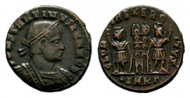 Constantine II AE Nummus. Rome. AD 318-319.
Condition: Very Fine

Weight: 2,65 gr
Diameter: 16,30 mm