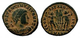 Constantine II AE Nummus. Rome. AD 318-319.
Condition: Very Fine

Weight: 1,96 gr
Diameter: 16,60 mm