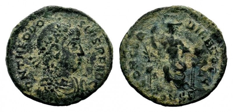 Theodosius I; 379-395 AD, 
Condition: Very Fine

Weight: 2,22 gr
Diameter: 17,60...