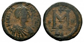 Anastasius I. 491-518. AE follis
Condition: Very Fine

Weight: 6,45 gr
Diameter: 25,30 mm