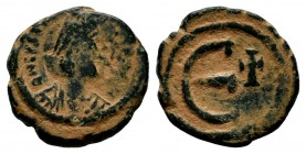 Justinian I, 527-565 AD.
Condition: Very Fine

Weight: 1,83 gr
Diameter: 14,00 mm