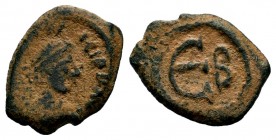 Maurice Tiberius (582-602) AD.
Condition: Very Fine

Weight: 1,88 gr
Diameter: 16,15 mm
