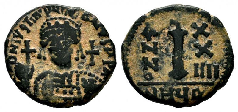 Justinian I, 527-565 AD.
Condition: Very Fine

Weight: 4,03 gr
Diameter: 19,50 m...