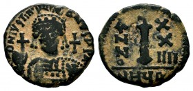 Justinian I, 527-565 AD.
Condition: Very Fine

Weight: 4,03 gr
Diameter: 19,50 mm